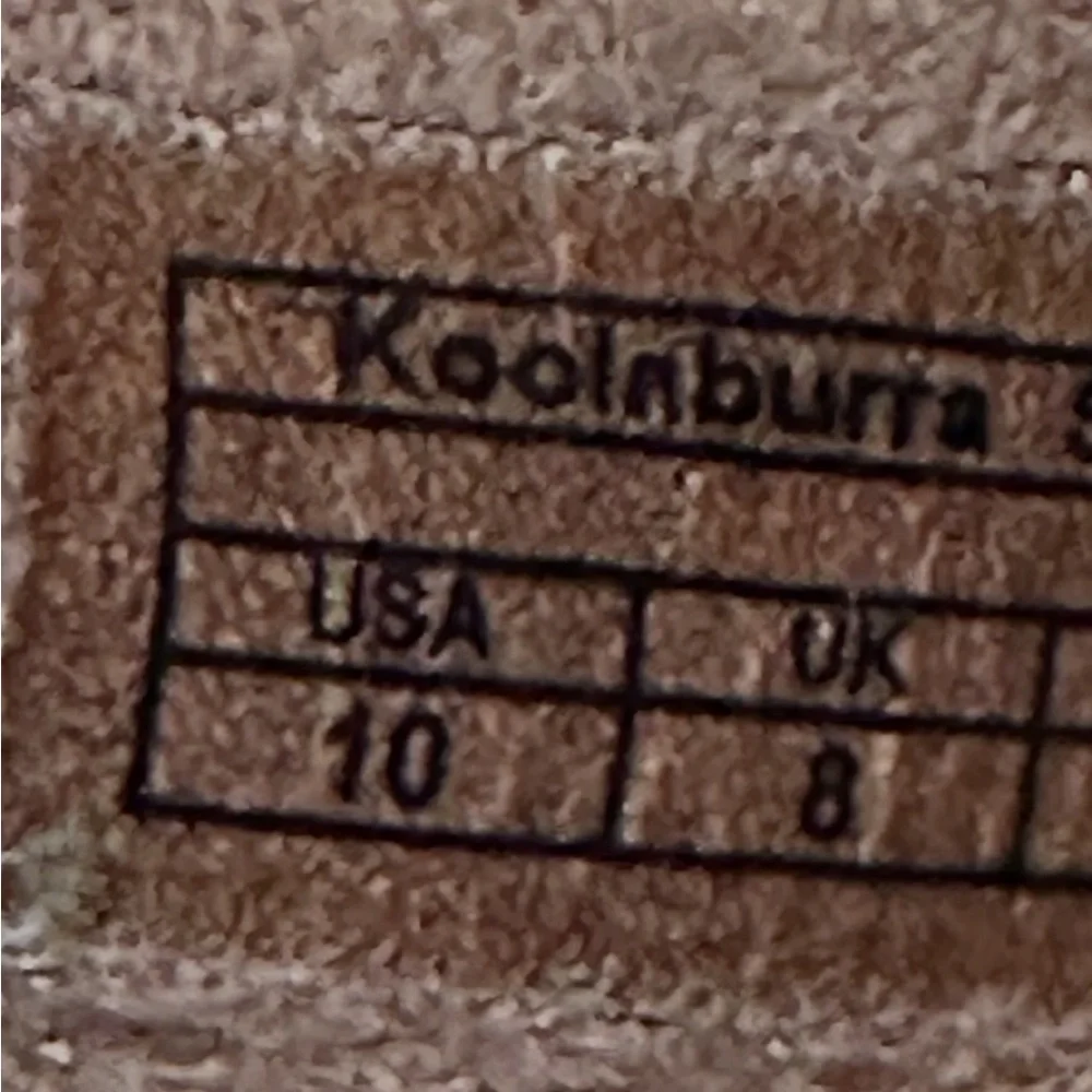 Koolaburra by UGG Twist Detail Slide‎ Sandals tan suede sz 10